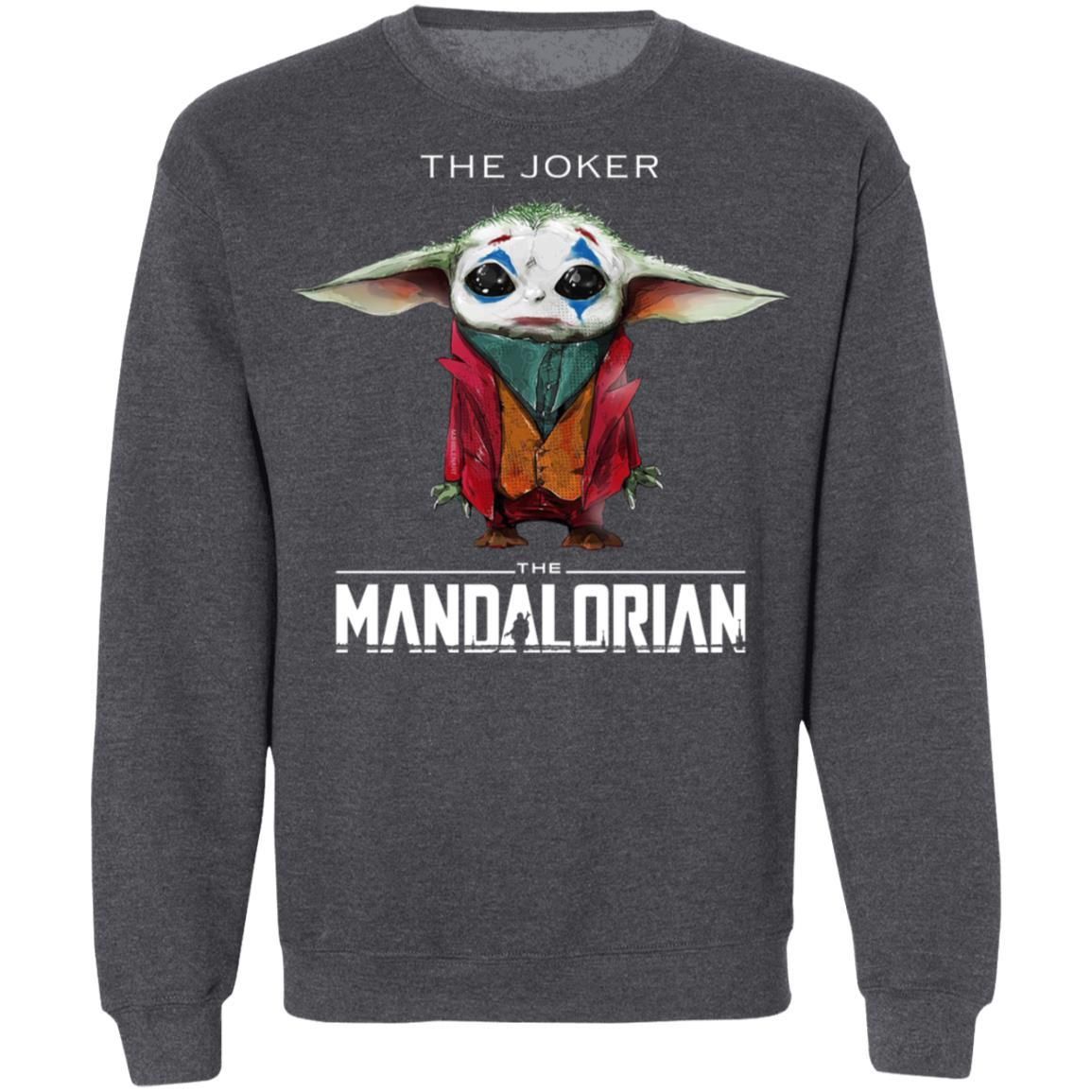 The Joker Baby Yoda The Mandalorian Shirt Apparel The Joker Baby Yoda The Mandalorian Shirt Apparel
