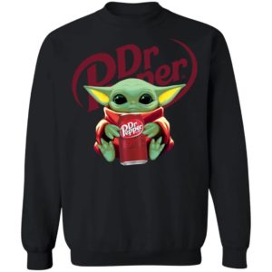 Baby Yoda Hug Dr Pepper Shirt Apparel