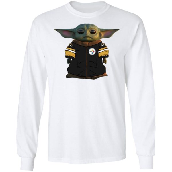 Baby Yoda Steelers Player Shirt Apparel