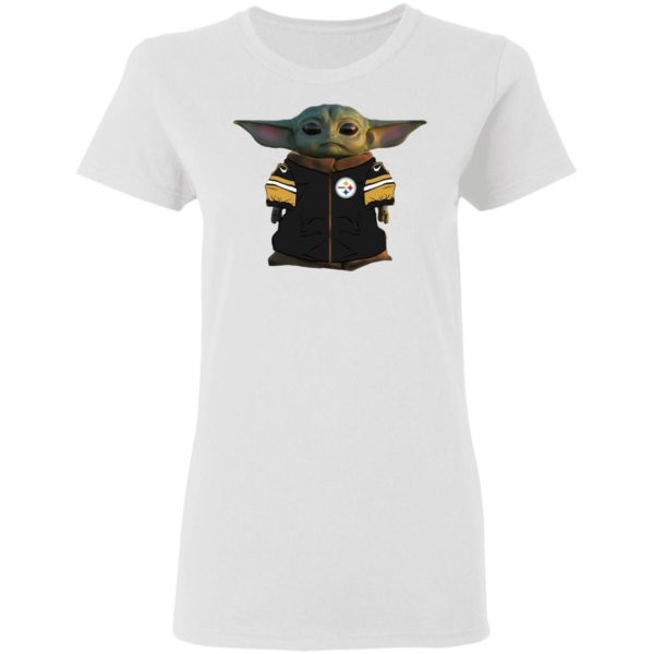 Baby Yoda Steelers Player Shirt Apparel