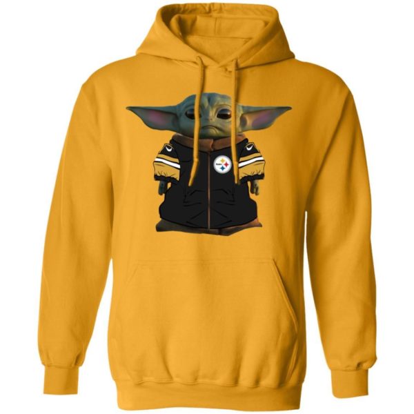 Baby Yoda Steelers Player Shirt Apparel