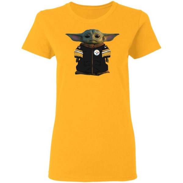 Baby Yoda Steelers Player Shirt Apparel