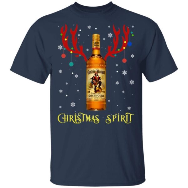 Christmas Spirit Reindeer Captain Morgan Whisky Sweatshirt Apparel