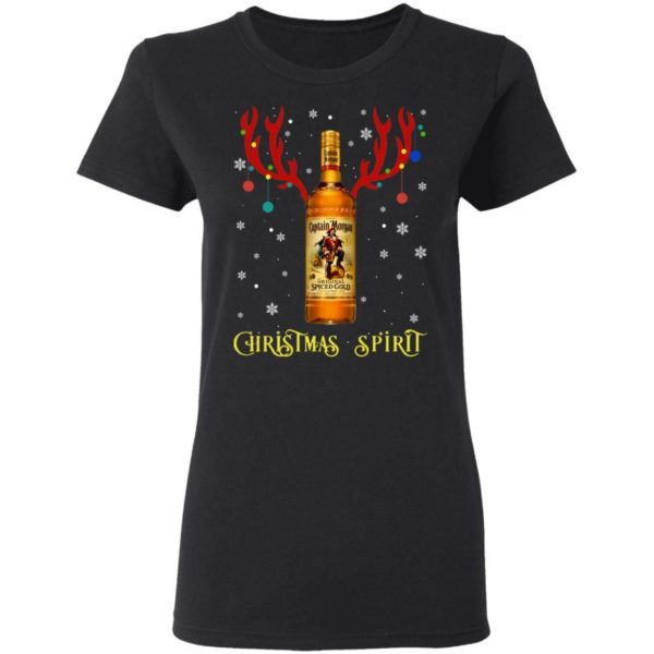 Christmas Spirit Reindeer Captain Morgan Whisky Sweatshirt Apparel