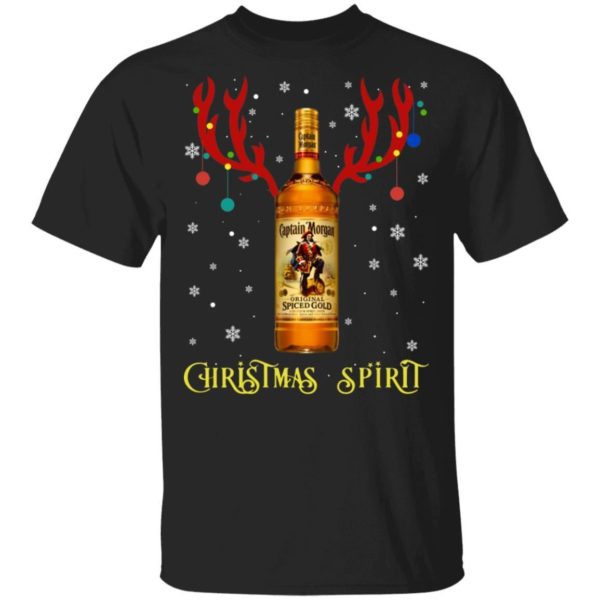 Christmas Spirit Reindeer Captain Morgan Whisky Sweatshirt Apparel