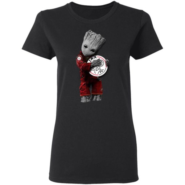 Baby Groot Hug Ajax Amsterdam Shirt Apparel