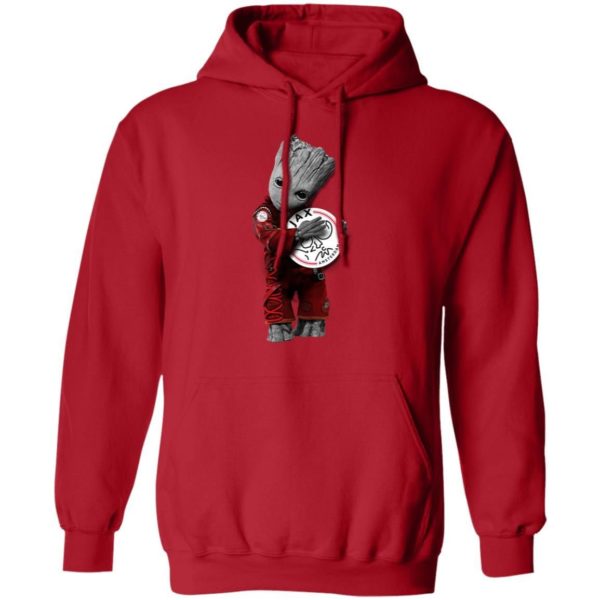 Baby Groot Hug Ajax Amsterdam Shirt Apparel