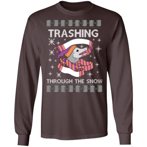 Trashing Through The Snow Ugly Christmas Shirt Apparel