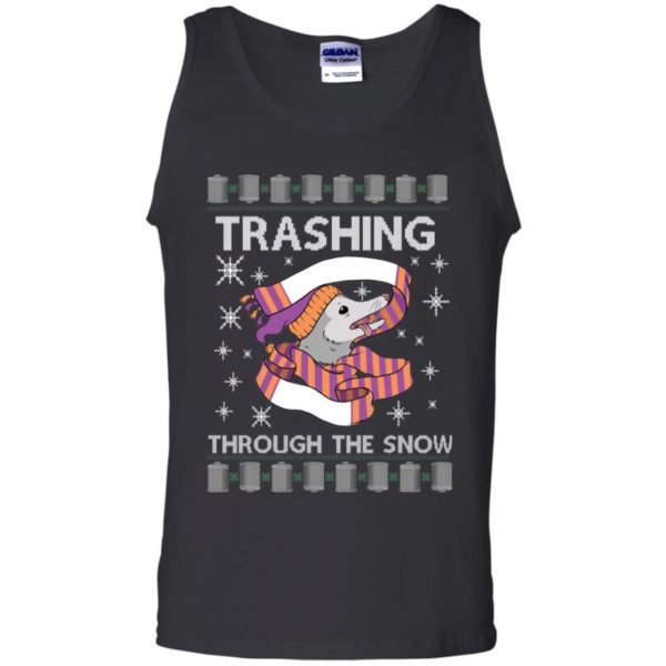 Trashing Through The Snow Ugly Christmas Shirt Apparel