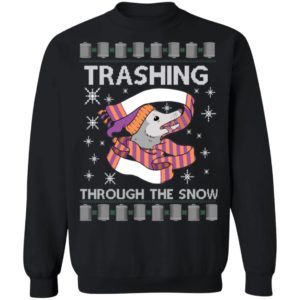 Trashing Through The Snow Ugly Christmas Shirt Uncategorized