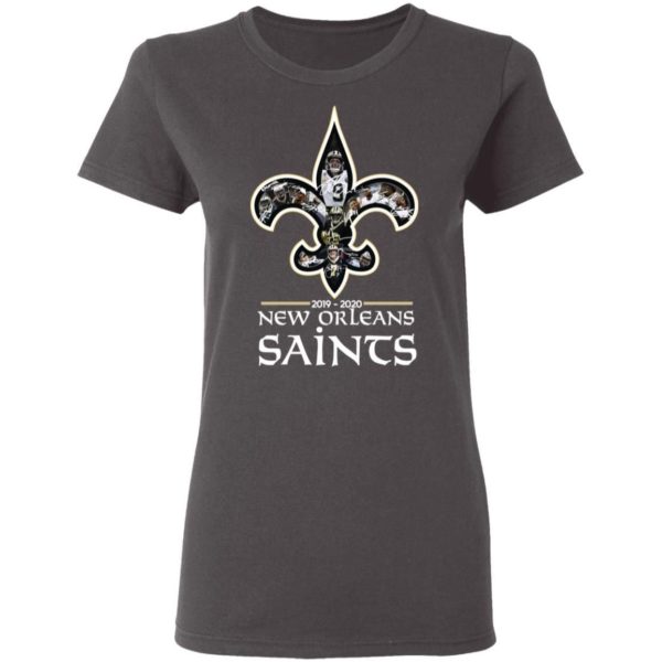 New Orleans Saints 2019 2020 Team Signatures Shirt Apparel