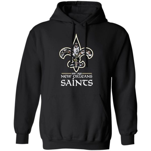 New Orleans Saints 2019 2020 Team Signatures Shirt Apparel