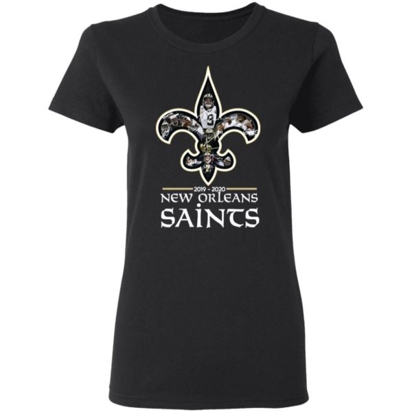 New Orleans Saints 2019 2020 Team Signatures Shirt Apparel