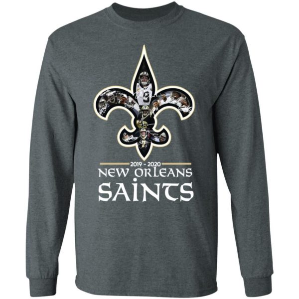 New Orleans Saints 2019 2020 Team Signatures Shirt Apparel