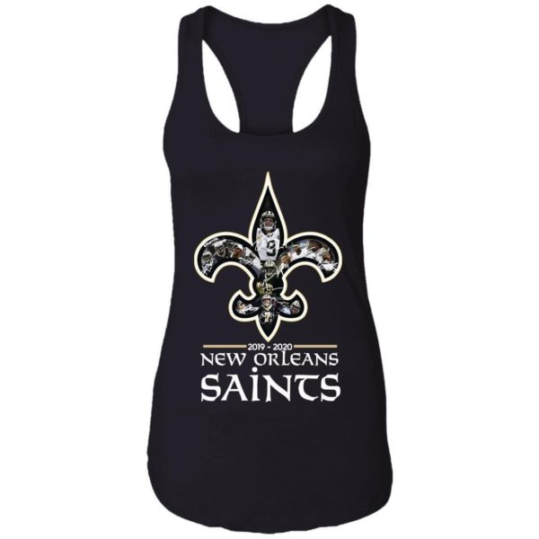 New Orleans Saints 2019 2020 Team Signatures Shirt Apparel