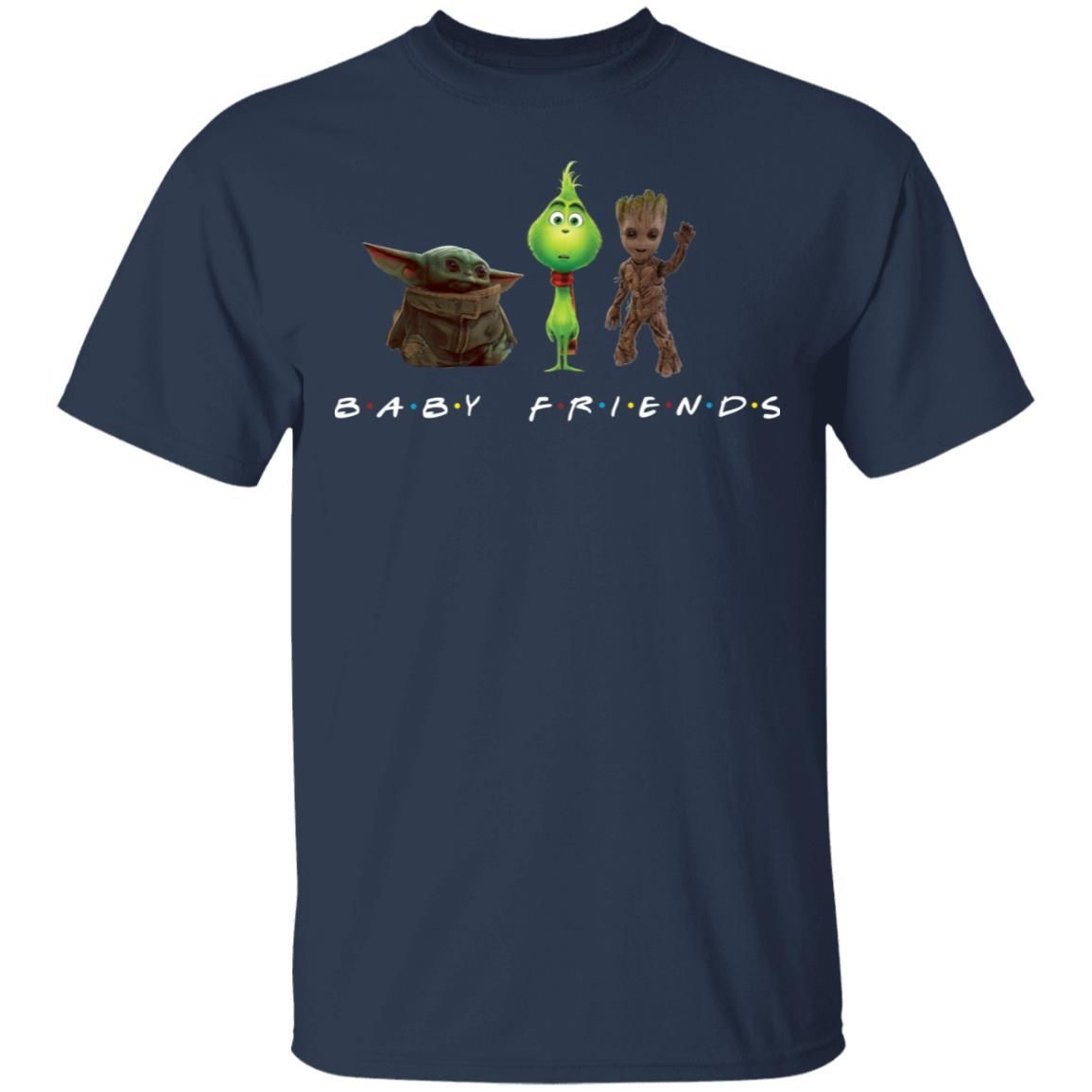 Baby Yoda Baby Grinch And Baby Groot Baby Friends Shirt Apparel Baby Yoda Baby Grinch And Baby Groot Baby Friends Shirt Apparel