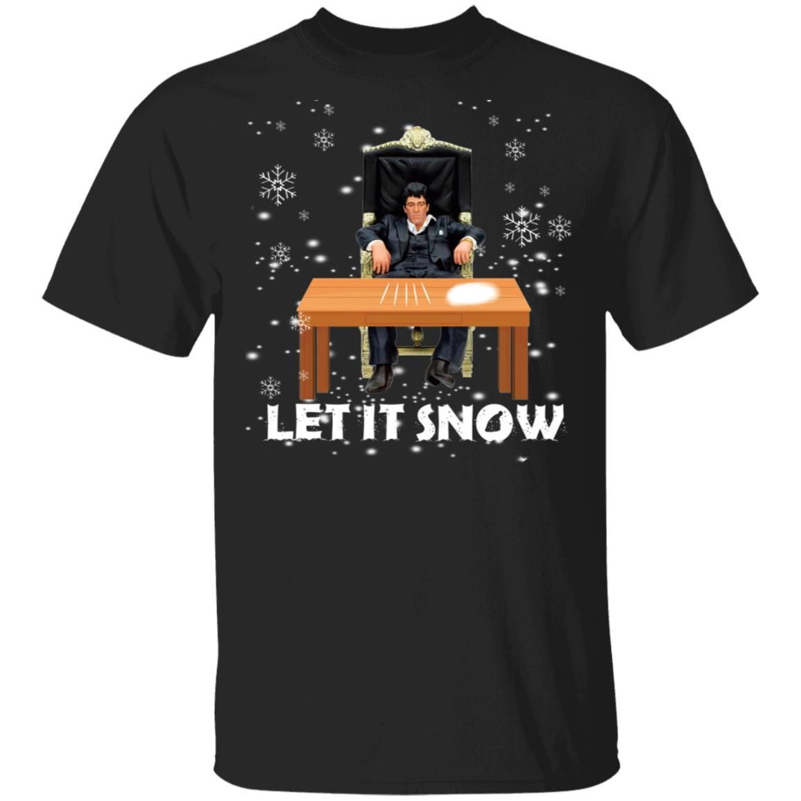 Tony Montana Walmart Cocaine Let It Snow Shirt Apparel Tony Montana Walmart Cocaine Let It Snow Shirt Apparel