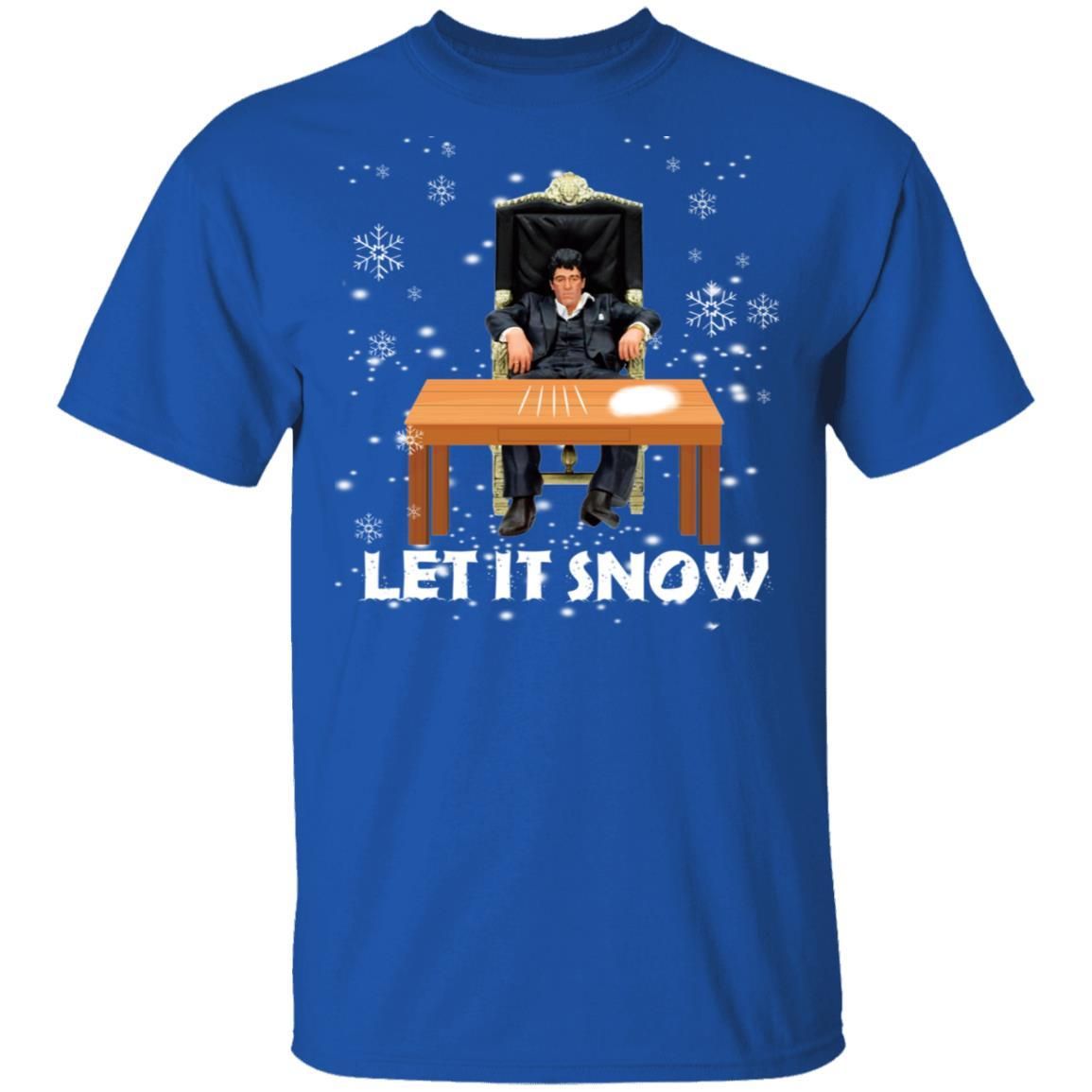 Tony Montana Walmart Cocaine Let It Snow Shirt Apparel Tony Montana Walmart Cocaine Let It Snow Shirt Apparel
