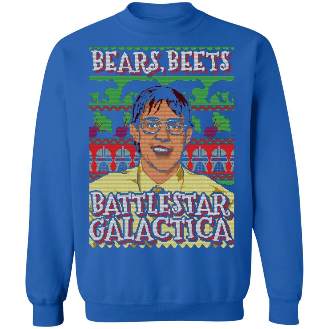 Bears Beets Battlestar Galactica Ugly Christmas Shirt Apparel Bears Beets Battlestar Galactica Ugly Christmas Shirt Apparel