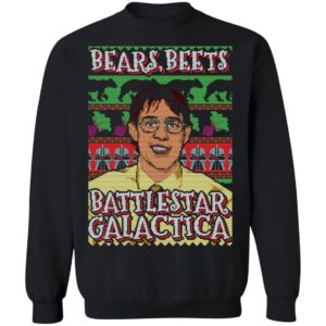 Bears Beets Battlestar Galactica Ugly Christmas Shirt Apparel