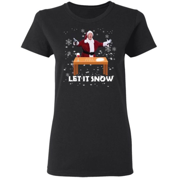 Let It Snow Santa Cocaine President Donald Trump Shirt Apparel