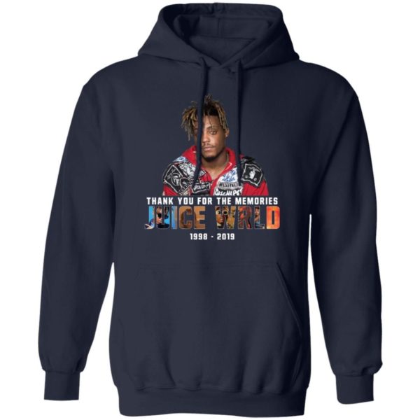 Thank You For The Memories Juice Wrld 1998 2019 Shirt Apparel