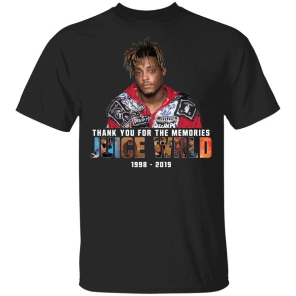 Thank You For The Memories Juice Wrld 1998 2019 Shirt Apparel