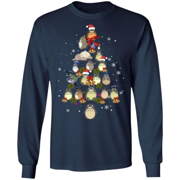 Totoro christmas tree christmas shirt Apparel