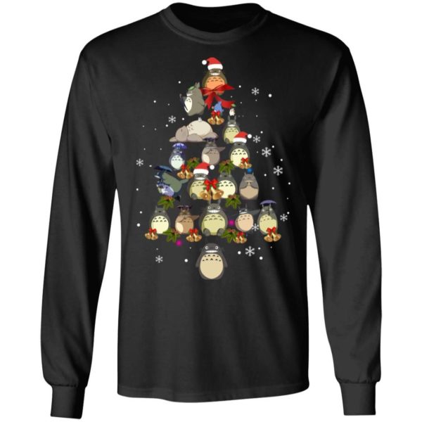 Totoro christmas tree christmas shirt Apparel