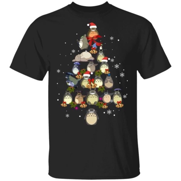 Totoro christmas tree christmas shirt Apparel