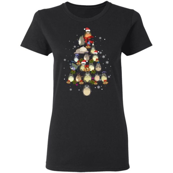 Totoro christmas tree christmas shirt Apparel