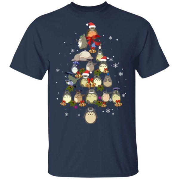 Totoro christmas tree christmas shirt Apparel