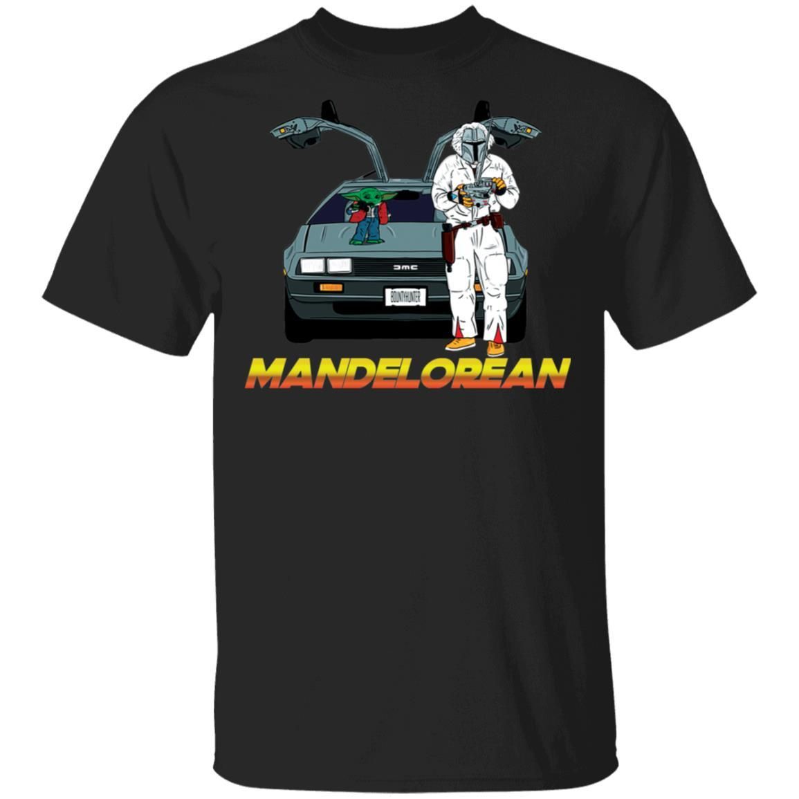 Baby Yoda and Boba Fett Mandelorean Shirt Apparel Baby Yoda and Boba Fett Mandelorean Shirt Apparel