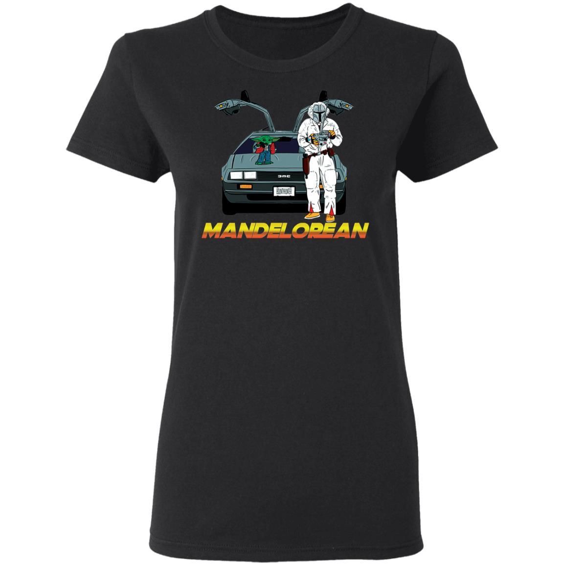 Baby Yoda and Boba Fett Mandelorean Shirt Apparel Baby Yoda and Boba Fett Mandelorean Shirt Apparel