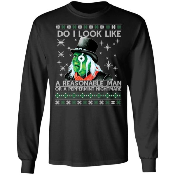 Mighty Boosh Do I Look Like A Reasonable Man Christmas Shirt Apparel