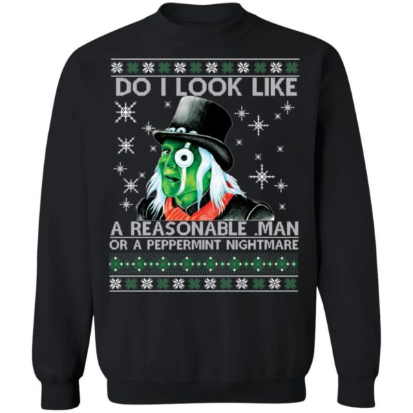 Mighty Boosh Do I Look Like A Reasonable Man Christmas Shirt Apparel