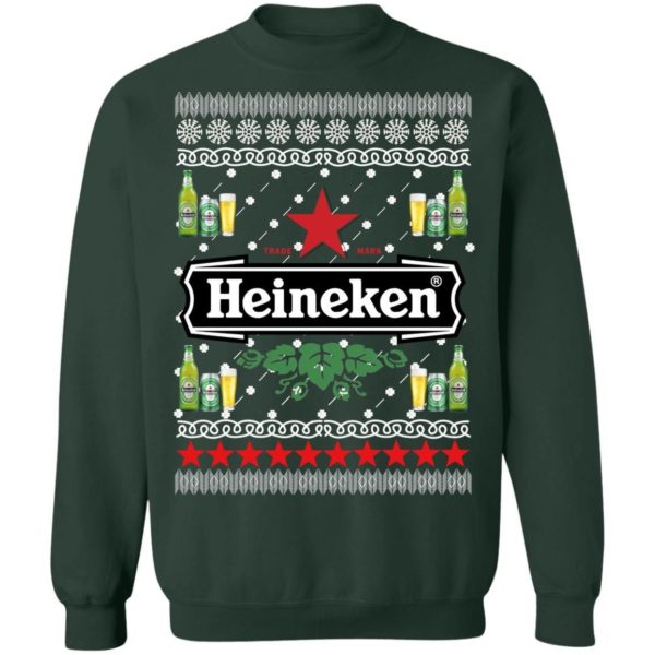 Heineken Beer Ugly Christmas Sweatshirt Apparel