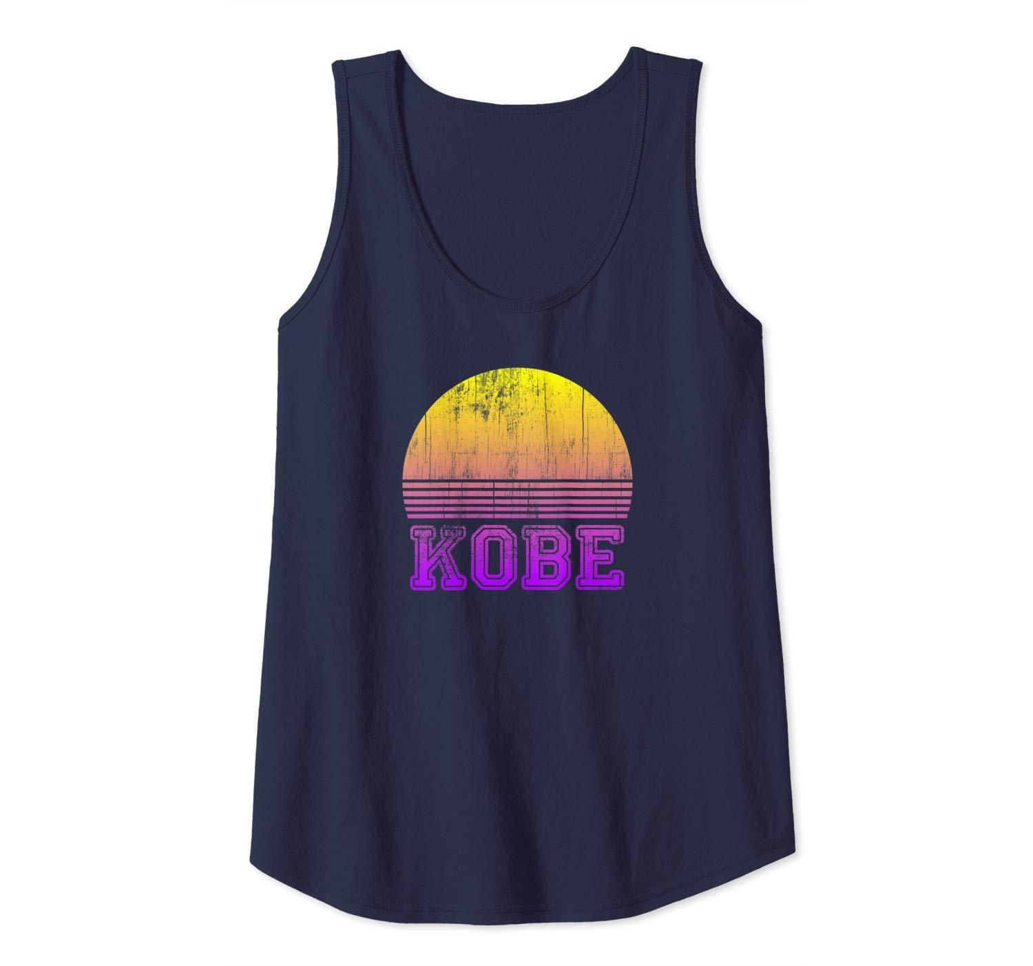 Distressed Kobe Sunset Japan Vacation Vintage Retro Souvenir Tank Top Apparel Distressed Kobe Sunset Japan Vacation Vintage Retro Souvenir Tank Top Apparel