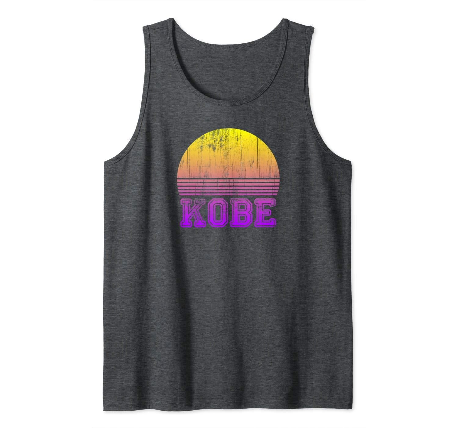 Distressed Kobe Sunset Japan Vacation Vintage Retro Souvenir Tank Top Apparel Distressed Kobe Sunset Japan Vacation Vintage Retro Souvenir Tank Top Apparel