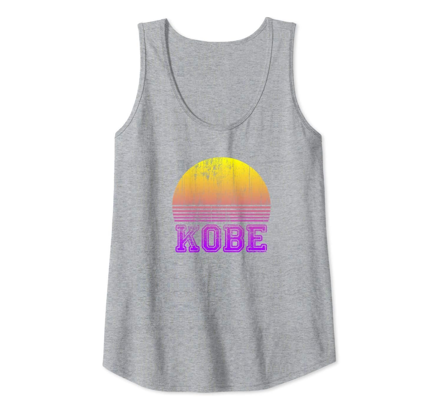 Distressed Kobe Sunset Japan Vacation Vintage Retro Souvenir Tank Top Apparel Distressed Kobe Sunset Japan Vacation Vintage Retro Souvenir Tank Top Apparel