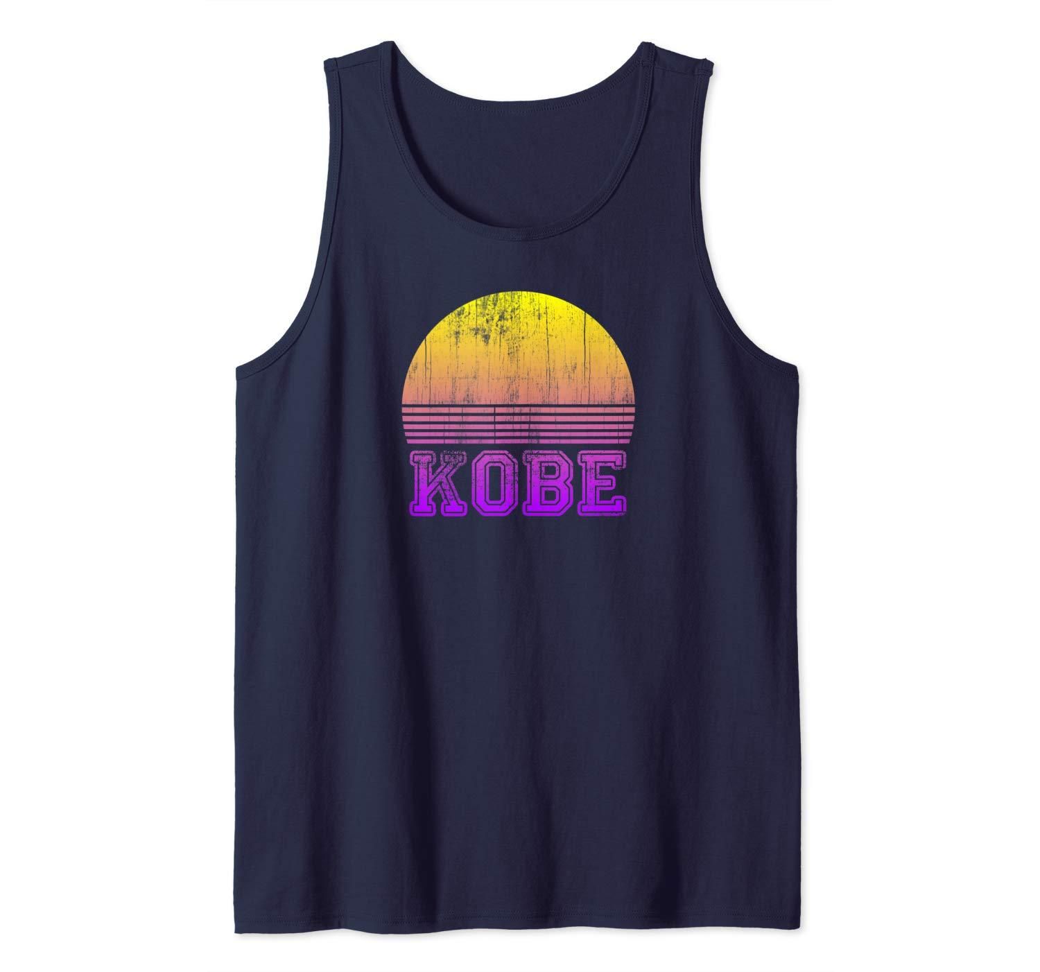Distressed Kobe Sunset Japan Vacation Vintage Retro Souvenir Tank Top Apparel Distressed Kobe Sunset Japan Vacation Vintage Retro Souvenir Tank Top Apparel