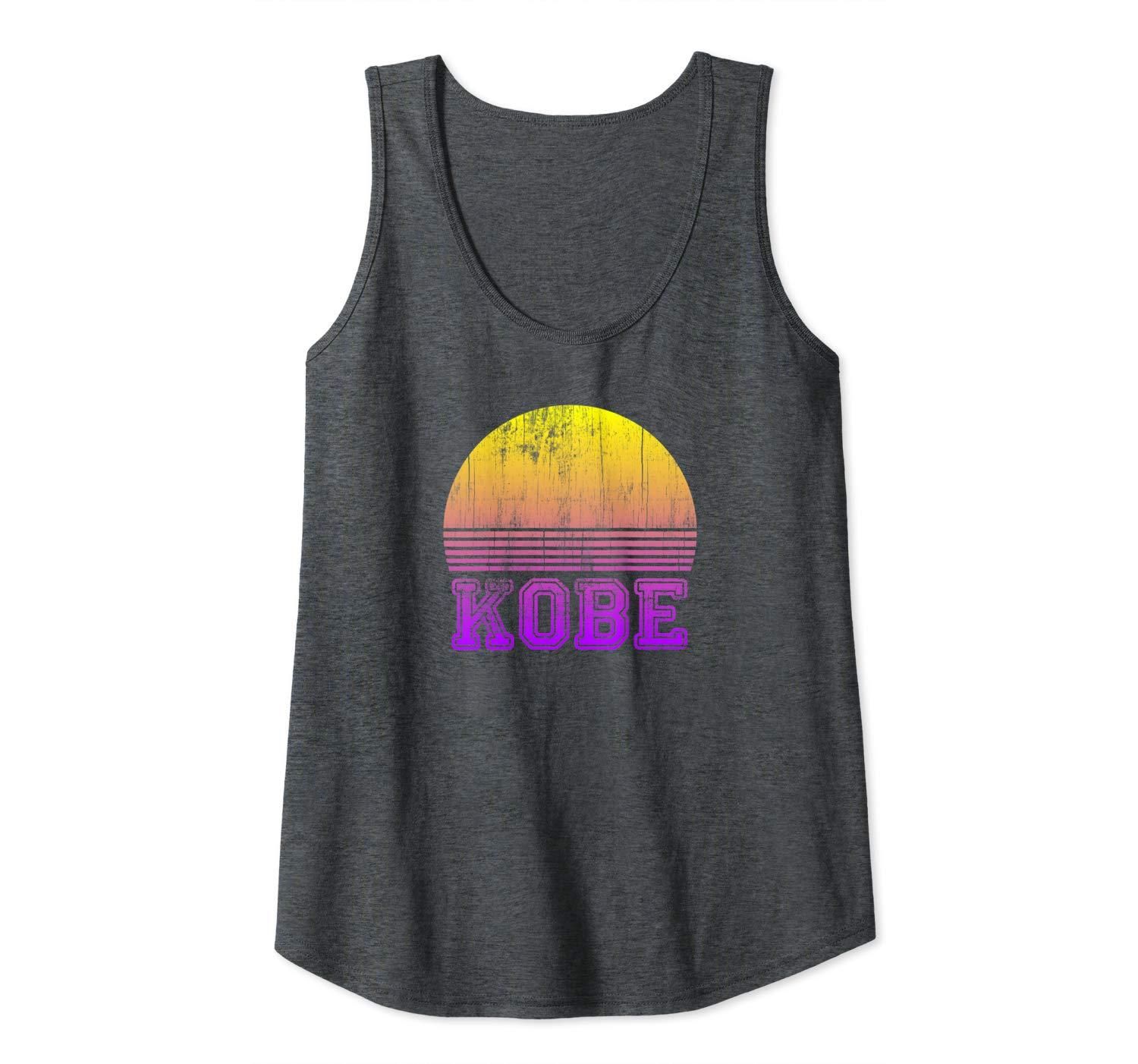 Distressed Kobe Sunset Japan Vacation Vintage Retro Souvenir Tank Top Apparel Distressed Kobe Sunset Japan Vacation Vintage Retro Souvenir Tank Top Apparel