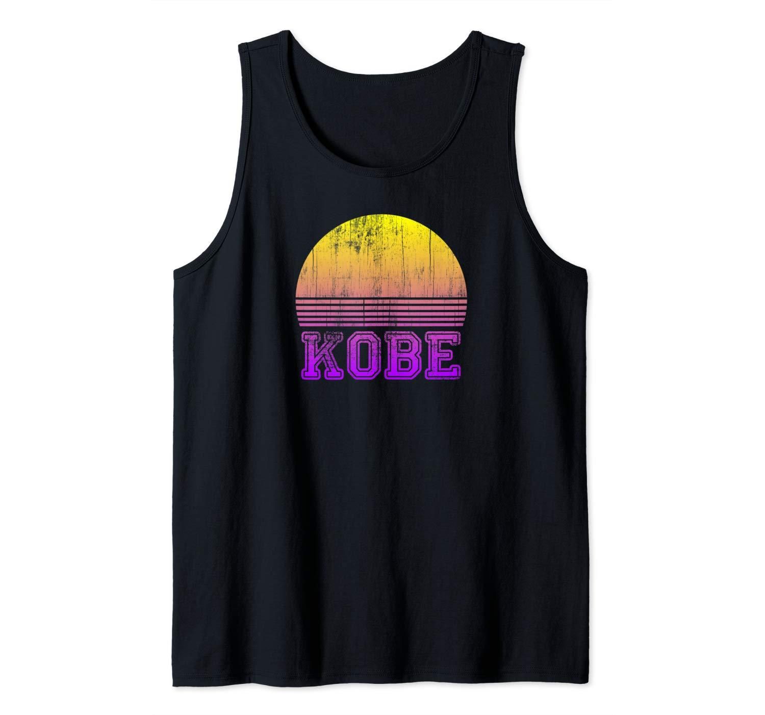 Distressed Kobe Sunset Japan Vacation Vintage Retro Souvenir Tank Top Apparel Distressed Kobe Sunset Japan Vacation Vintage Retro Souvenir Tank Top Apparel