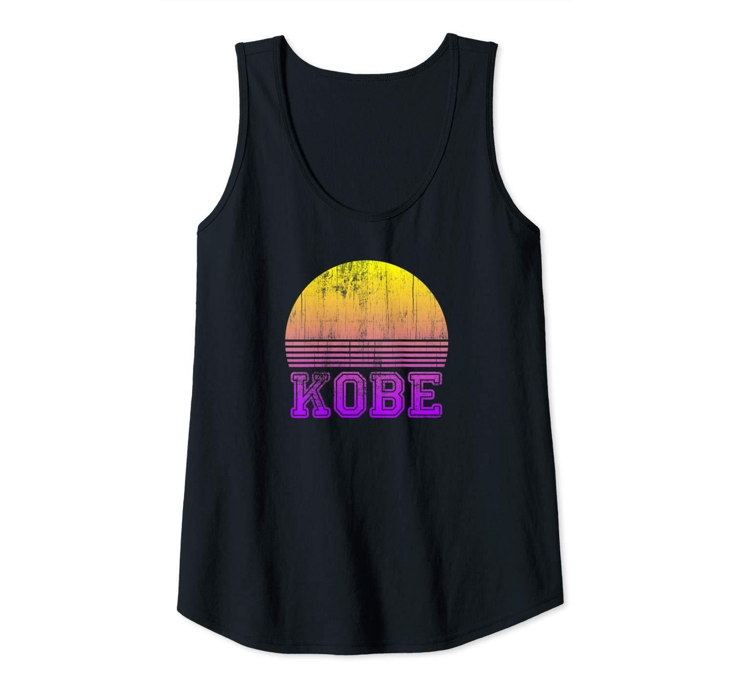 Distressed Kobe Sunset Japan Vacation Vintage Retro Souvenir Tank Top Apparel Distressed Kobe Sunset Japan Vacation Vintage Retro Souvenir Tank Top Apparel