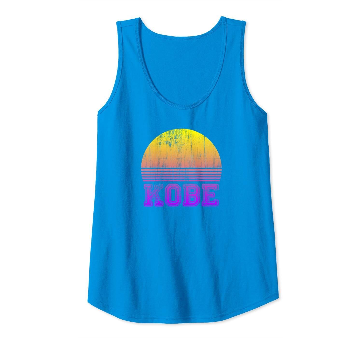 Distressed Kobe Sunset Japan Vacation Vintage Retro Souvenir Tank Top Apparel Distressed Kobe Sunset Japan Vacation Vintage Retro Souvenir Tank Top Apparel