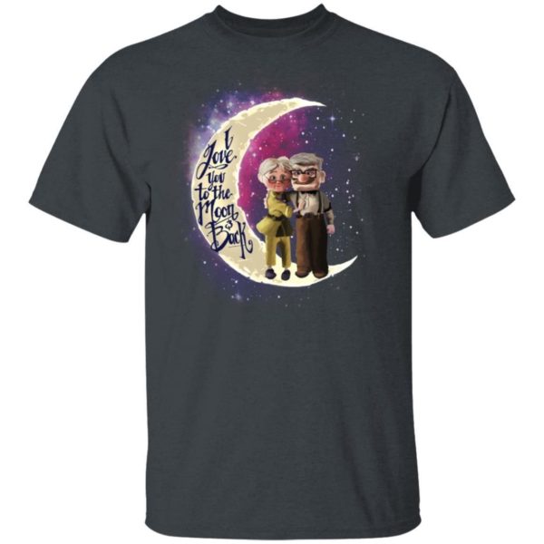 Valentine Carl And Ellie T shirt I Love You To The Moon And Back Shirt Uncategorized