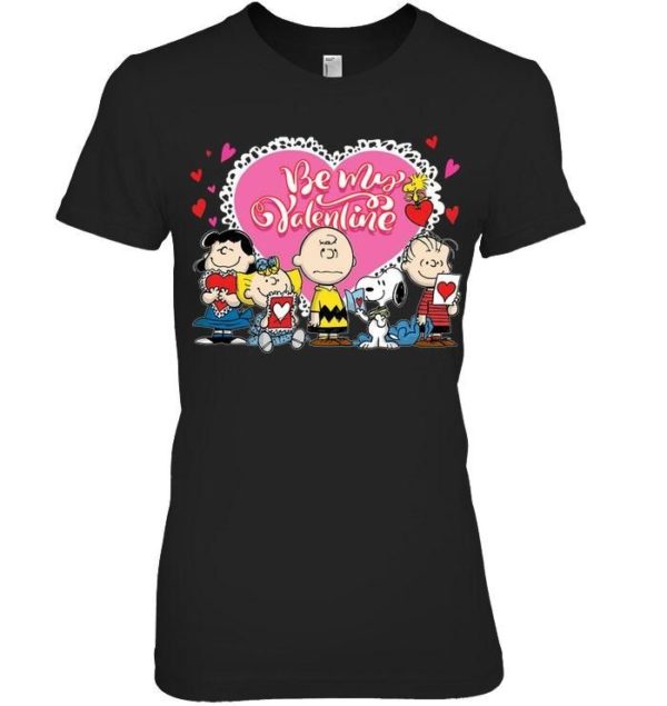 Snoopy and Charlie Brown Be My Valentine Shirt Apparel