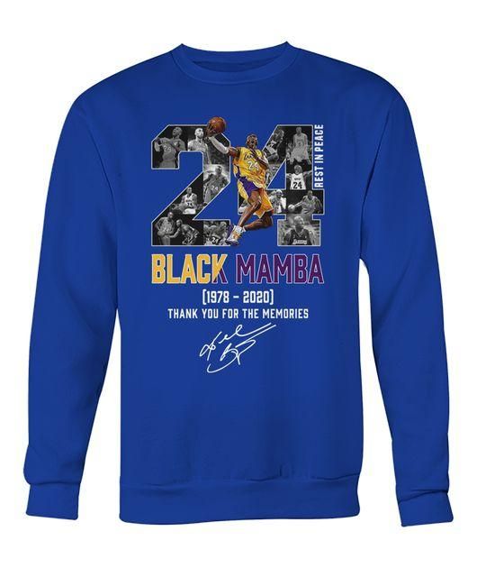 Black Mamba Kobe Bryant 20 Thank You For The Memories 1978 2020 Shirt Apparel Black Mamba Kobe Bryant 20 Thank You For The Memories 1978 2020 Shirt Apparel