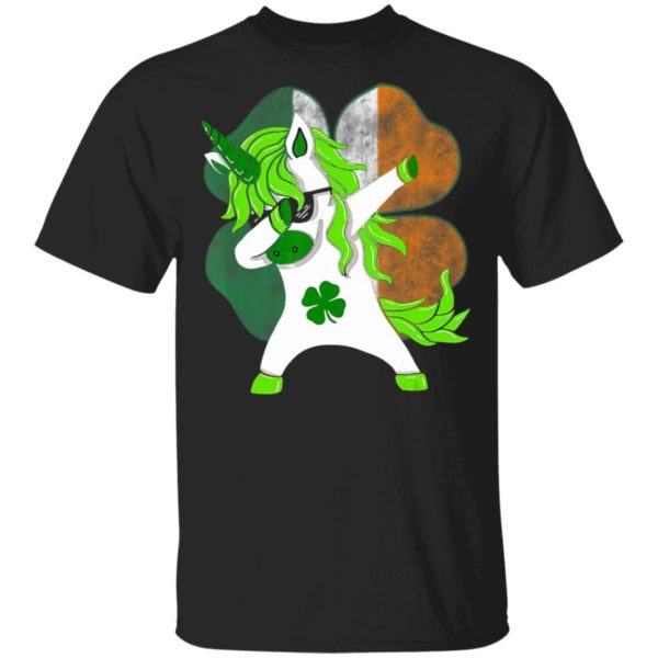 Dabbing Leprechaun Unicorn St.Patrick’s Day Lepricorn T Shirt Apparel