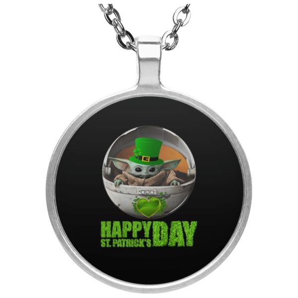 Baby Yoda Happy St Patrick’s Day Mug, Necklace Apparel